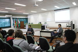 Reunião da Direção e dos estudantes do Campus Chapecó
