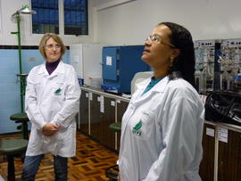 Visita novos talentos Biologia aos laboratórios da UFFS