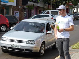 Pedágio Solidário do curso de Engenharia Ambiental