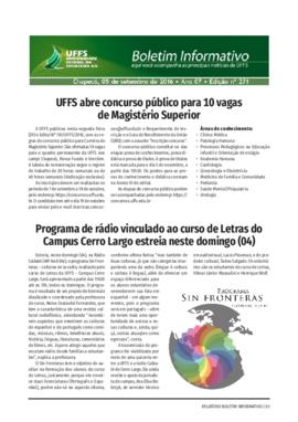 Boletim Informativo 271