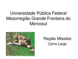 Apresentação Região Missões - Cerro Largo