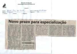 Novo prazo para inscrição em especialização ofertada pela UFFS