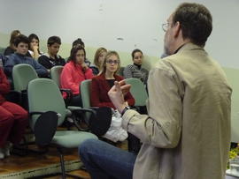 Palestra do PIBID do curso de Letras