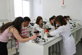 Visita dos Estudantes da Escola Victor Meirelles