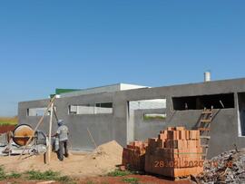 Construção do pavilhão de Patrimônio – Almoxarifado – Laranjeiras do Sul