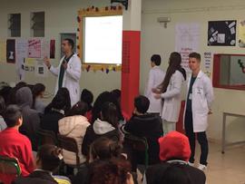 Palestra do Curso de Medicina na Escola Irene Stonoga