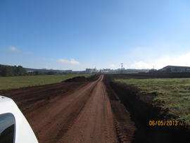 Construção das vias de acesso ao Campus Chapecó