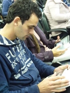 Treinamento de uso de Tablets