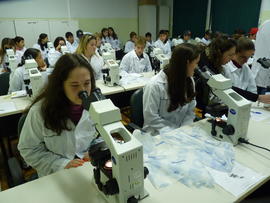 Visita novos talentos Biologia aos laboratórios da UFFS
