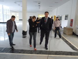 Visita de vereadores às obras do Campus Chapecó