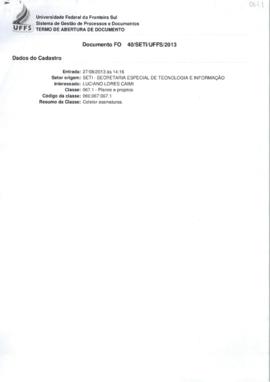 DOD para serviço de autenticação única institucional