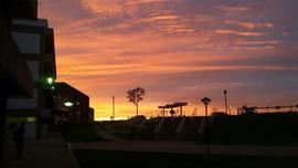 Fim de tarde no Campus Chapecó