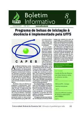 Boletim Informativo 80