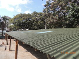 Construção de cobertura para veículos oficiais na Unidade Antigo Bom Pastor