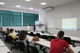 Aula do curso de Geografia