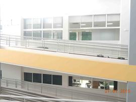 Aberturas do prédio da Biblioteca, TI e Arquivo - Campus Chapecó