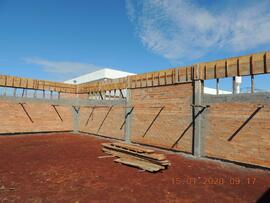 Construção do pavilhão de Patrimônio – Almoxarifado – Laranjeiras do Sul