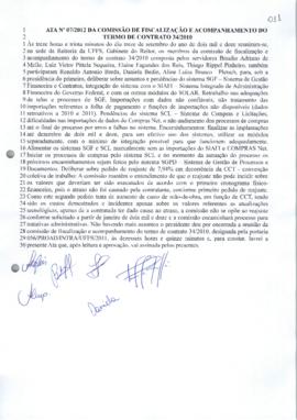 Ata 07A de acompanhamento do Contrato 34-2010 - Solar