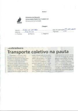 Transporte coletivo na pauta