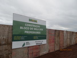 Construção Bloco de Sala dos Professores – Campus Realeza