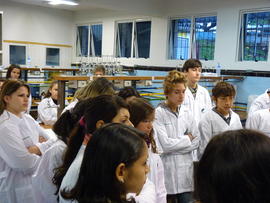Visita novos talentos Biologia aos laboratórios da UFFS