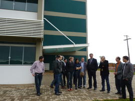 Visita de vereadores às obras do Campus Chapecó