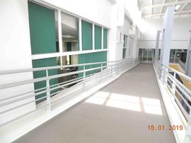 Aberturas do prédio da Biblioteca, TI e Arquivo - Campus Chapecó