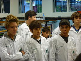Visita novos talentos Biologia aos laboratórios da UFFS