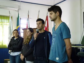 Recepção aos calouros do Campus Chapecó