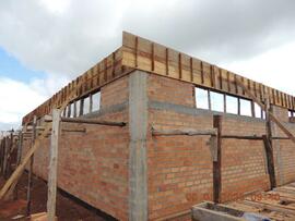 Construção do pavilhão de Patrimônio – Almoxarifado – Laranjeiras do Sul