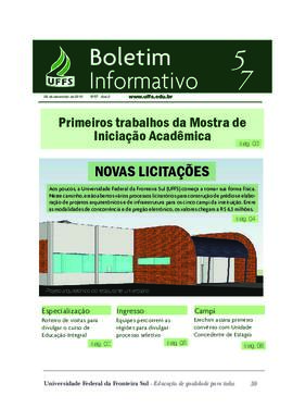 Boletim Informativo 57