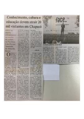 Conhecimento, cultura e educação atrai 20 mil visitantes em Chapecó
