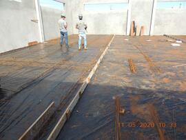Construção do pavilhão de Patrimônio – Almoxarifado – Laranjeiras do Sul