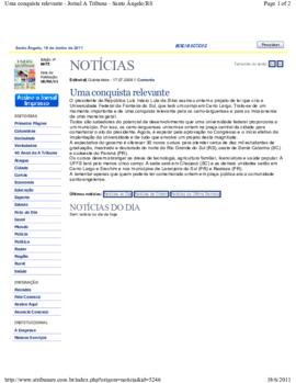 Uma conquista relevante