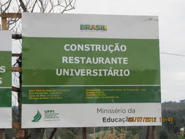 Construção Restaurante Universitário – Campus Erechim