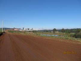 Construção das vias de acesso ao Campus Chapecó