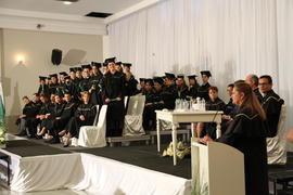 Formatura dos cursos de Administração, História, Letras e Pedagogia