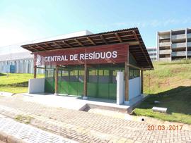 Construção da Central de Resíduos Sólidos – Campus Chapecó