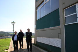 Prefeito e vice-prefeito visitam as obras do campus Chapecó