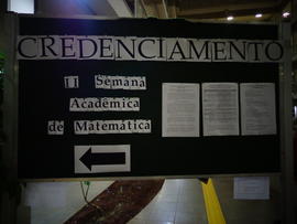 Semana Acadêmica do Curso de Matemática