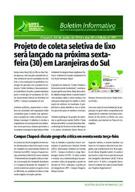 Boletim Informativo 192