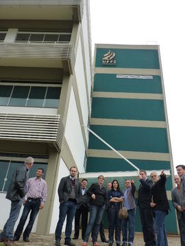 Visita de vereadores às obras do Campus Chapecó
