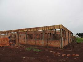 Construção do pavilhão de Patrimônio – Almoxarifado – Laranjeiras do Sul