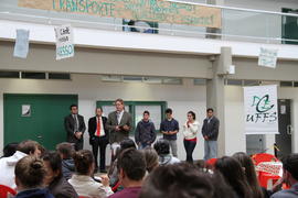 Reunião da comunidade acadêmica com a reitoria