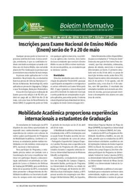 Boletim Informativo 254