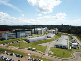Vista aérea do Campus Chapecó
