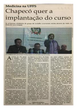 Chapecó quer a implantação do curso de Medicina
