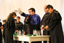 Formatura dos cursos de Administração, História, Letras e Pedagogia