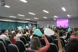 Recepção aos calouros do curso de Enfermagem