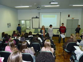 Recepção aos calouros do Campus Chapecó